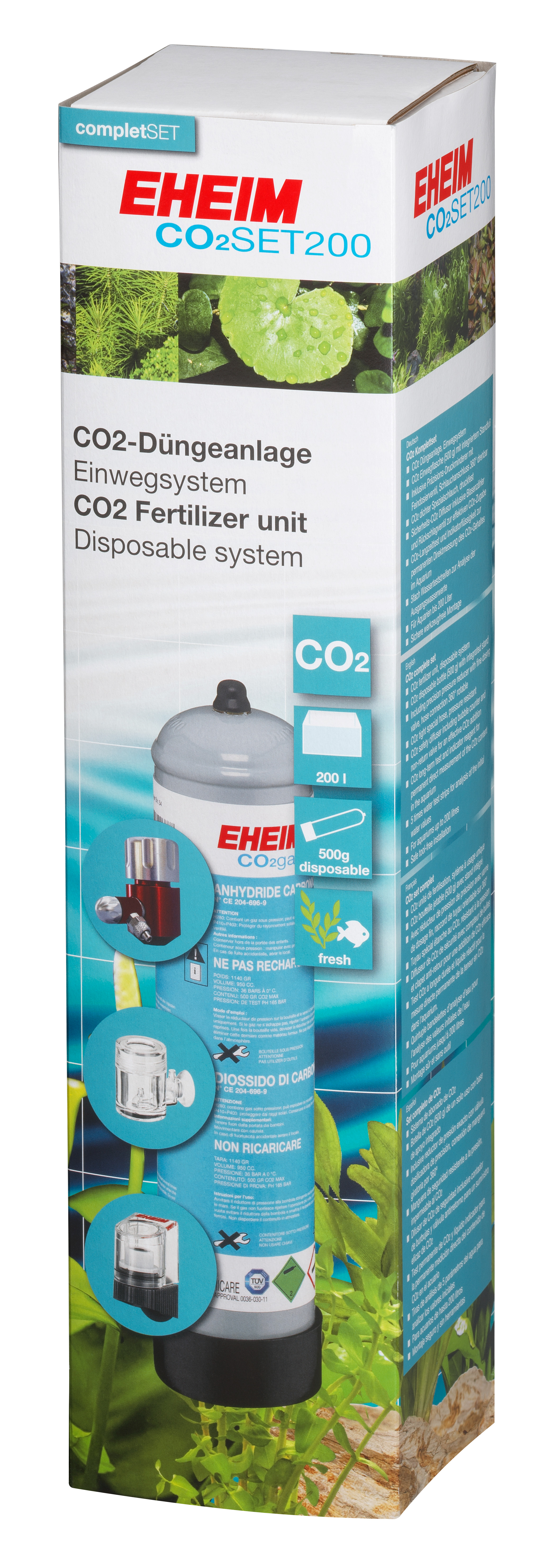 EHEIM CO2SET200 con botella
