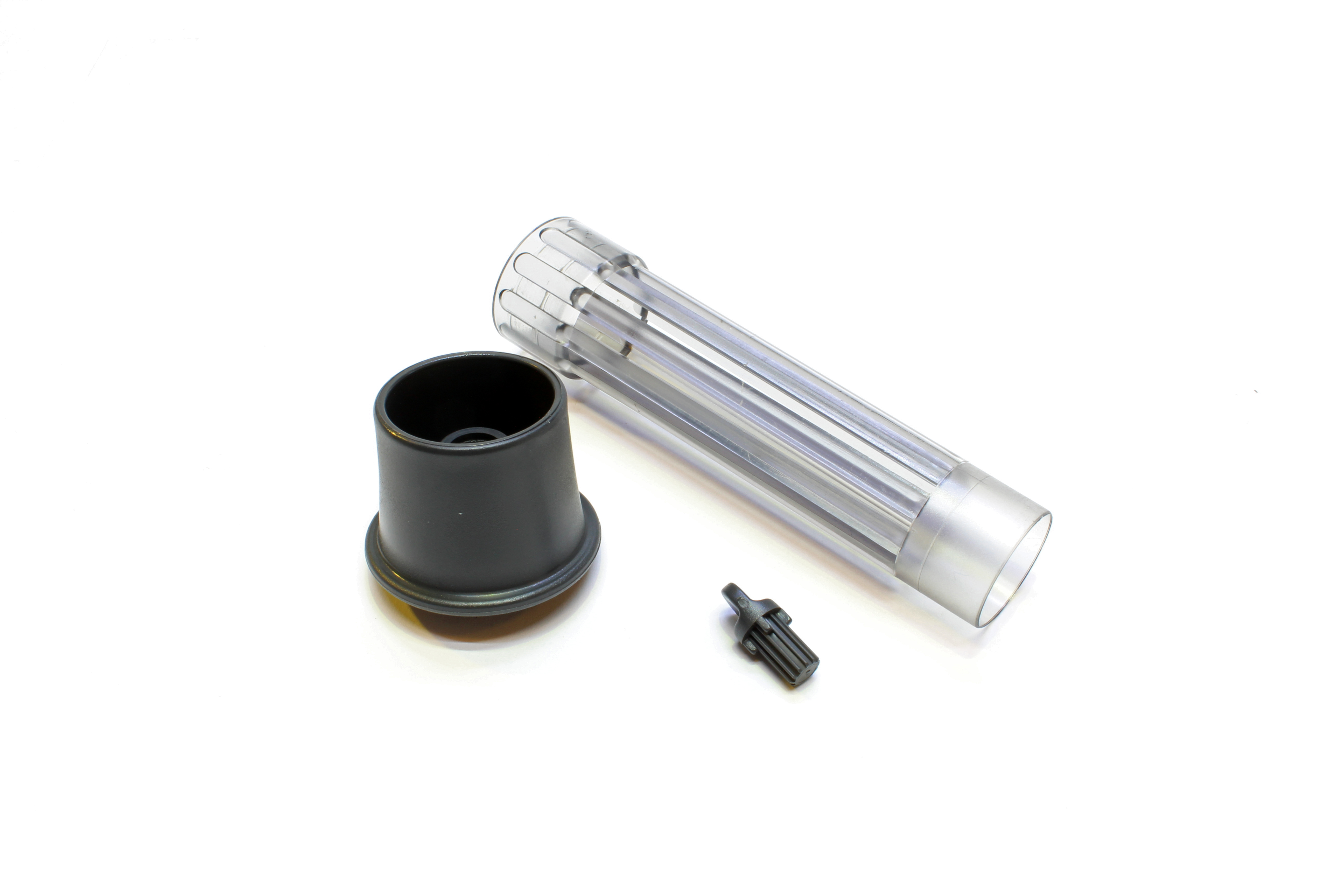 Connection seal, diffusor, filter tube f. air filter